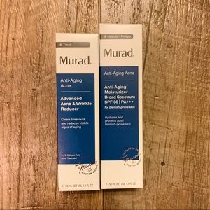 Murad Anti Aging Acne Serum + Moisturizer Bundle
